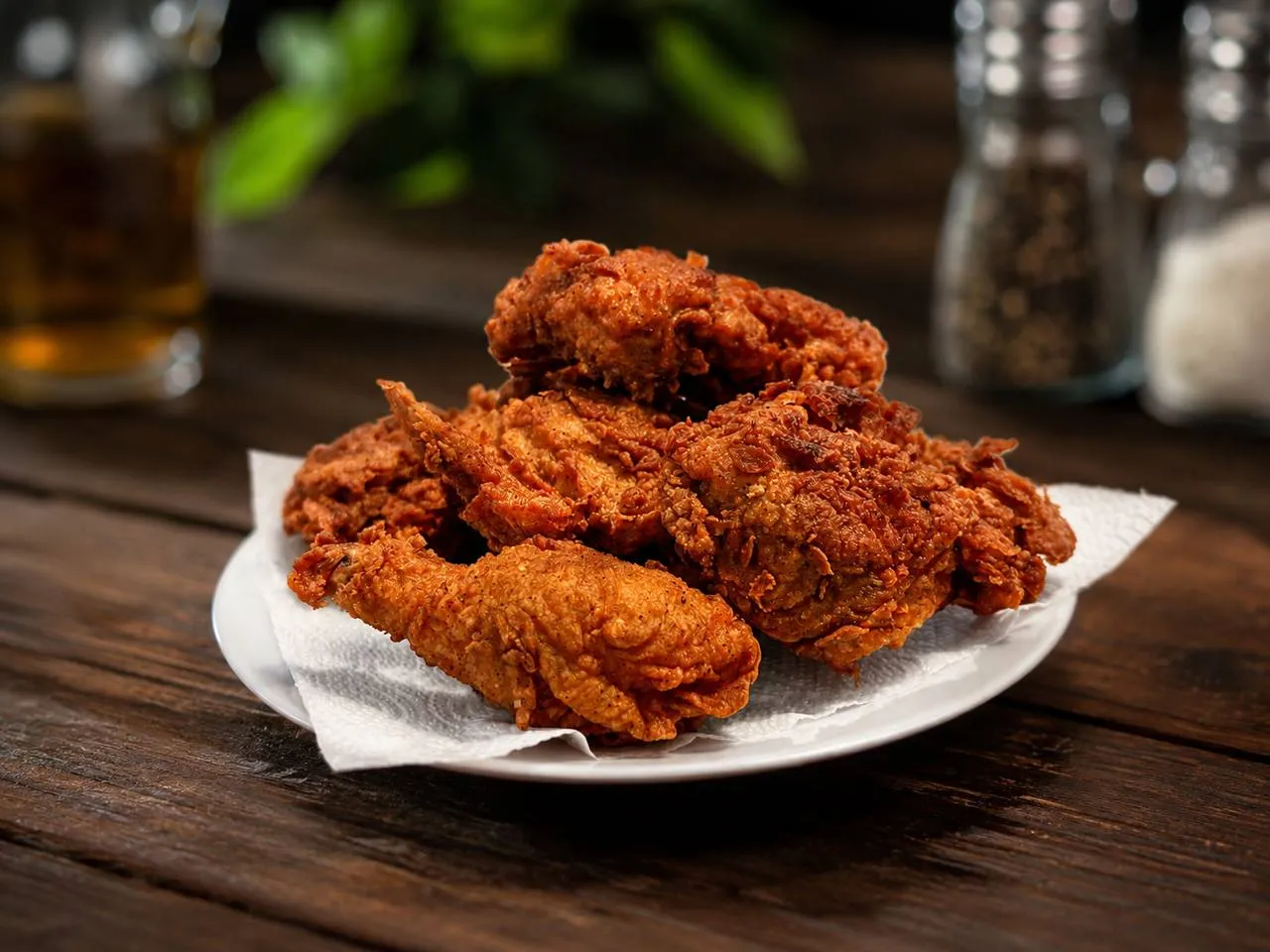 A plate of freshly fried Chicken Factory tenders, crispy and steaming